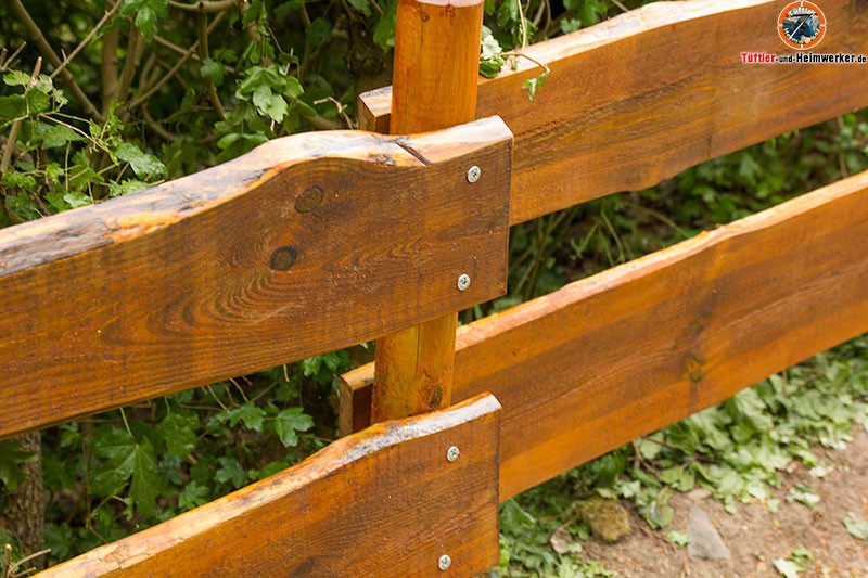 Holzzaun oder gartenzaun selber bauen der rancherzaun