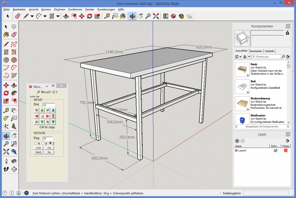 schweisstisch-sketchup