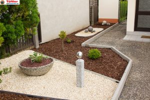 Gartendekoration Betonkugel selbst gemacht