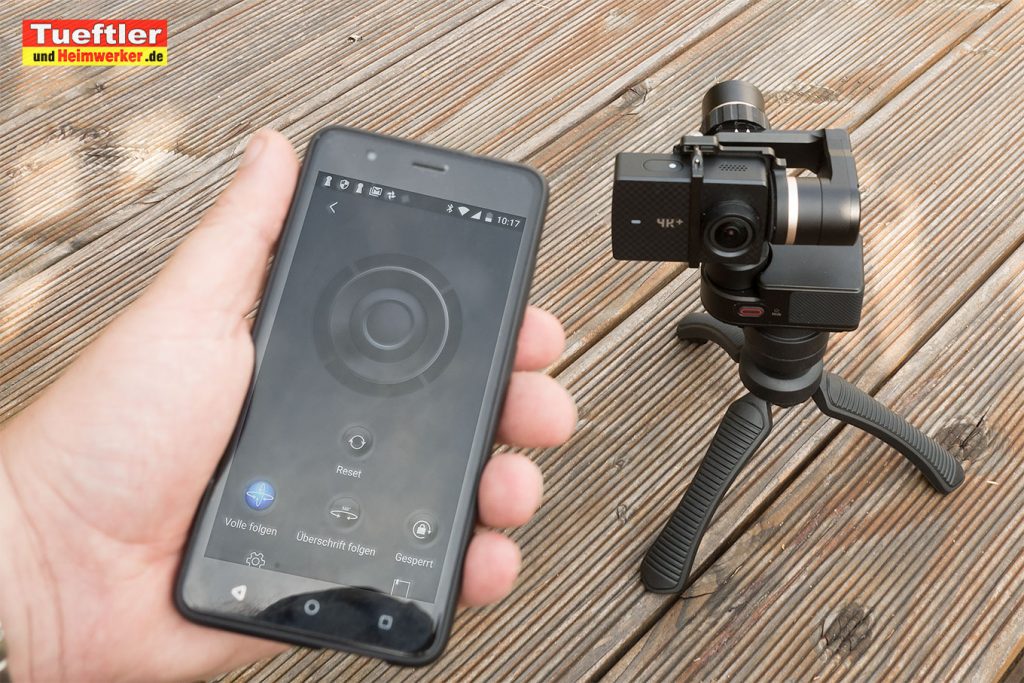 FY-FEIYUTECH-WG2-Gimbal-Test-Smartphone-Steuerung