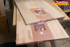 Standard Buche Leimholz aus dem Baumarkt