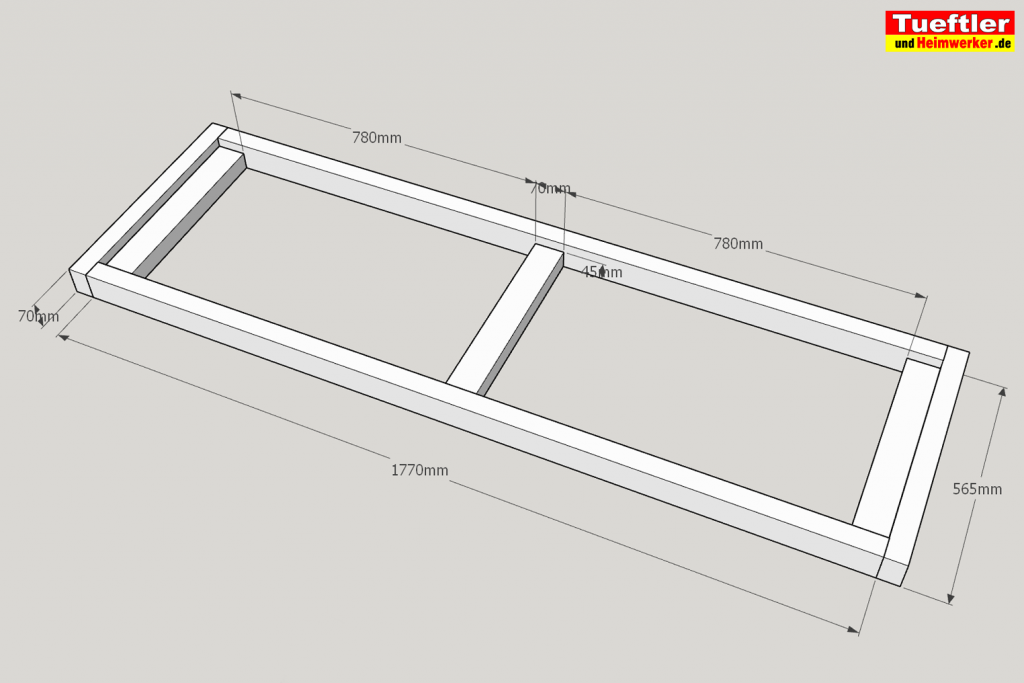 Schritt-4-Hochbeet-Muellbox-Gartenbox-Sketchup-untere-Rahmen