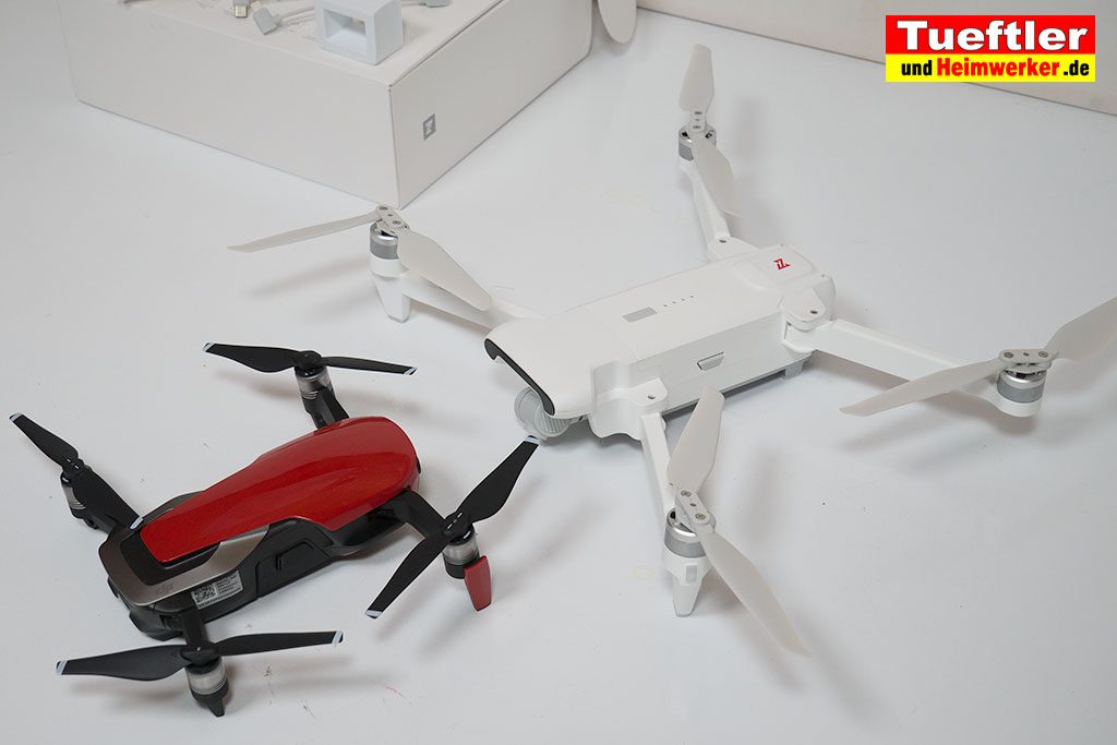 Drohne-Test-FIMI-X8-SE-Groessenvergleich-dji-mavic-air