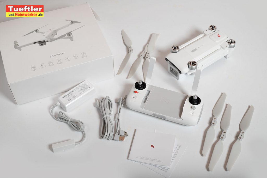 Drohne-Test-FIMI-X8-SE-Lieferumfang