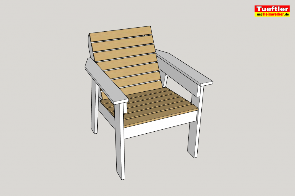 Gartenstuhl selber bauen - DIY-Projekt mit ZeichnungTueftler-und