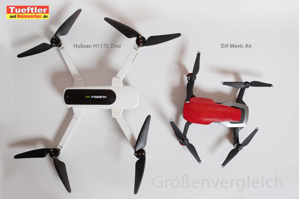 Drohne-Hubsan-H117S-Zino-DJI-Mavic-Air-Vergleich