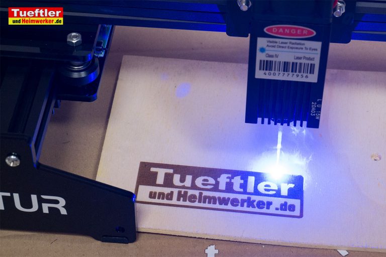 Ortur Laser Master 15W Test Mit Laser gravieren und schneidenTueftler