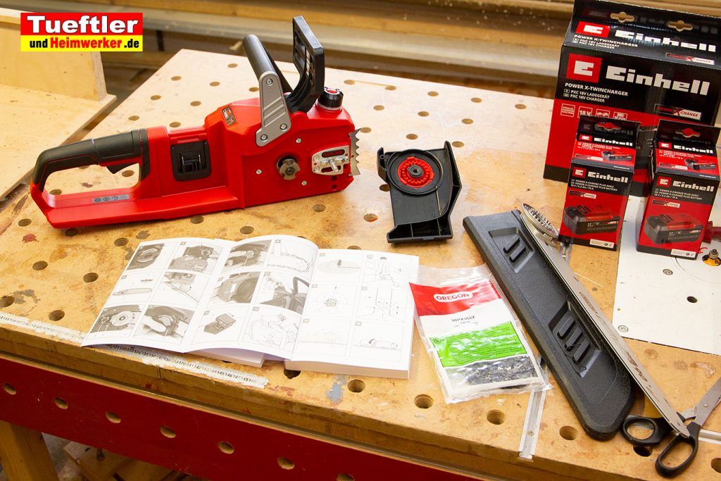 Einhell Akku kettensäge Ge lc 36/35 Test Akku-Kettensäge Vergleich:Einhell GE-LC 36/35 LI und Makita