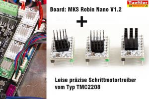 Flsun-Q5-Delta-3D-Drucker-Test-Schrittmotortreiber-TMC2208