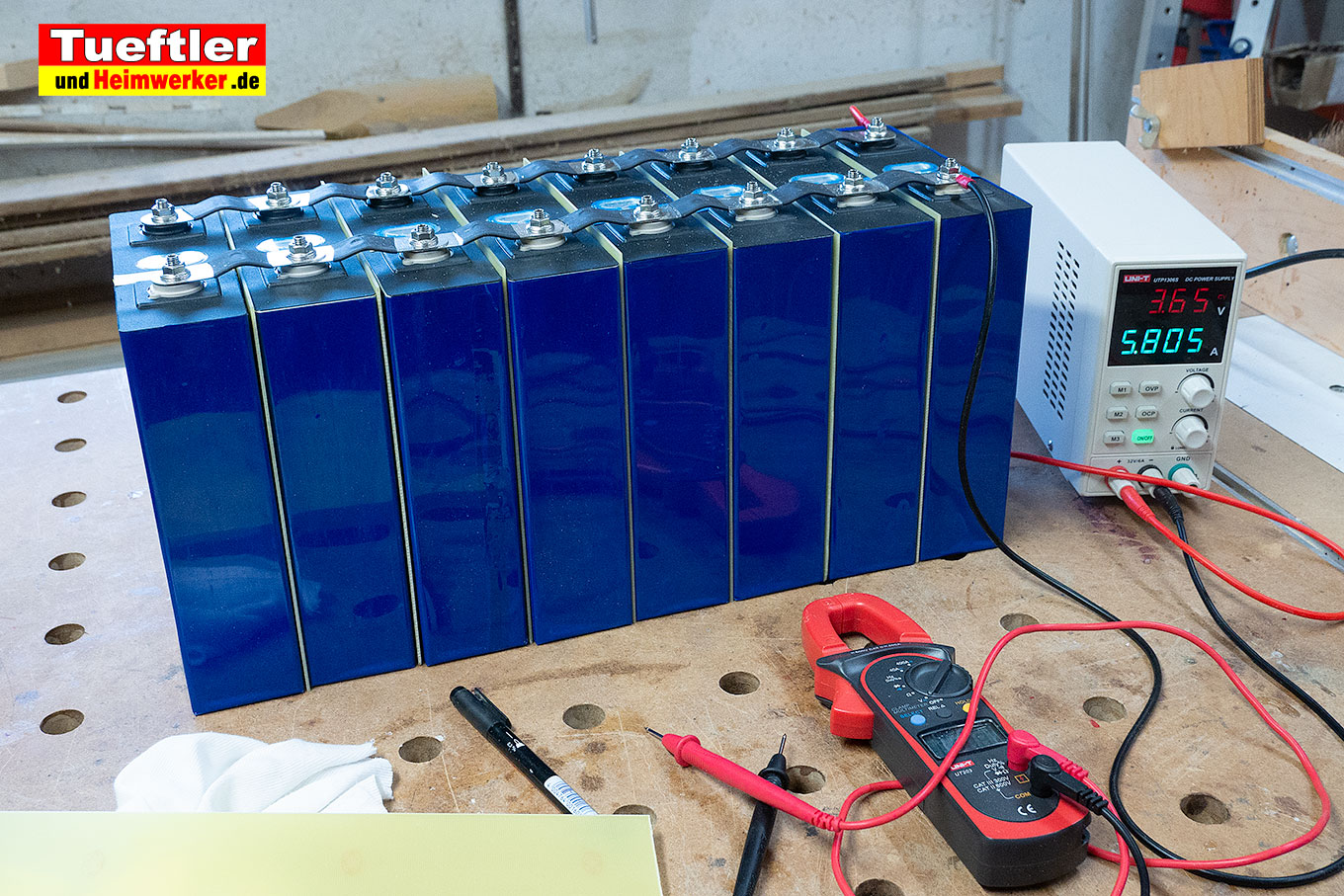 Lithium Eisenphosphat SolarSpeicher mit 5000 Wh selber bauen