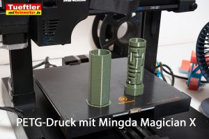 Mingda-Magician-X-PETG-Druck-Test-Labyrinth-Dose
