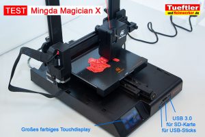 Mingda-Magician-X-Test-3D-Drucker-Erster-PLA-Druck-2