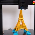 Mingda-Magician-X-Test-PLA-Druck-Eifelturm-3