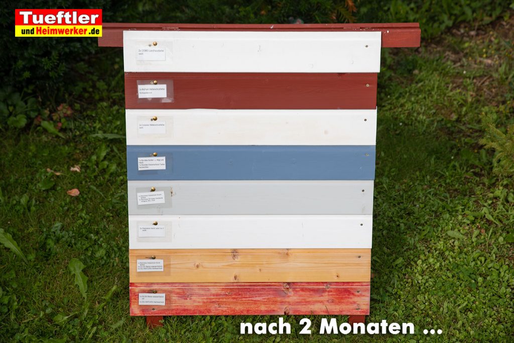 Holzfarben-Vergleich-deckende-Farben-Oele-nach-2-Monaten