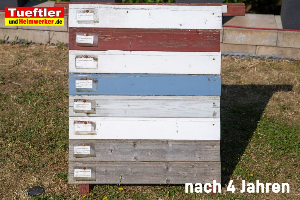 Holzfarben-Vergleich-deckende-Farben-Oele-nach-4-Jahren