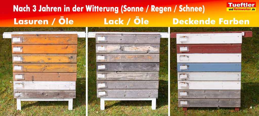 Holzschutz Farbe Vergleich Welches ist die beste Holzschutzfarbe?