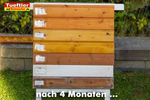 Holzschutz-Vergleich-Lasuren-Oele-nach-4-Monaten
