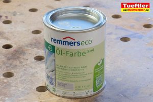 Remmers-Eco-Oel-Farbe-deckend-lichtgrau-Test-Tueftler