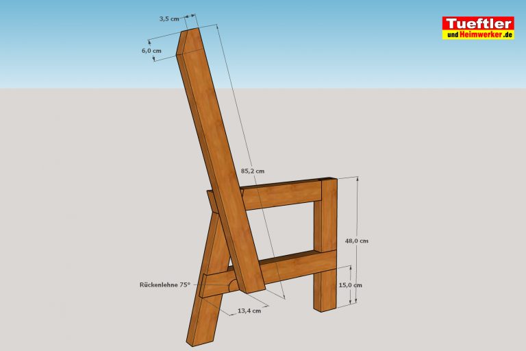 Holzbank bzw. Gartenbank selbst gebaut