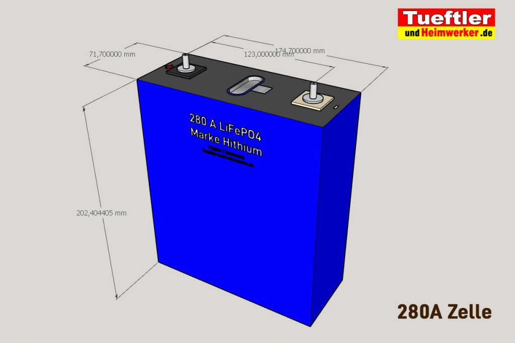 280A-LiFePo4-Akku-bauen-GFK-Isolierung-Sketchup 