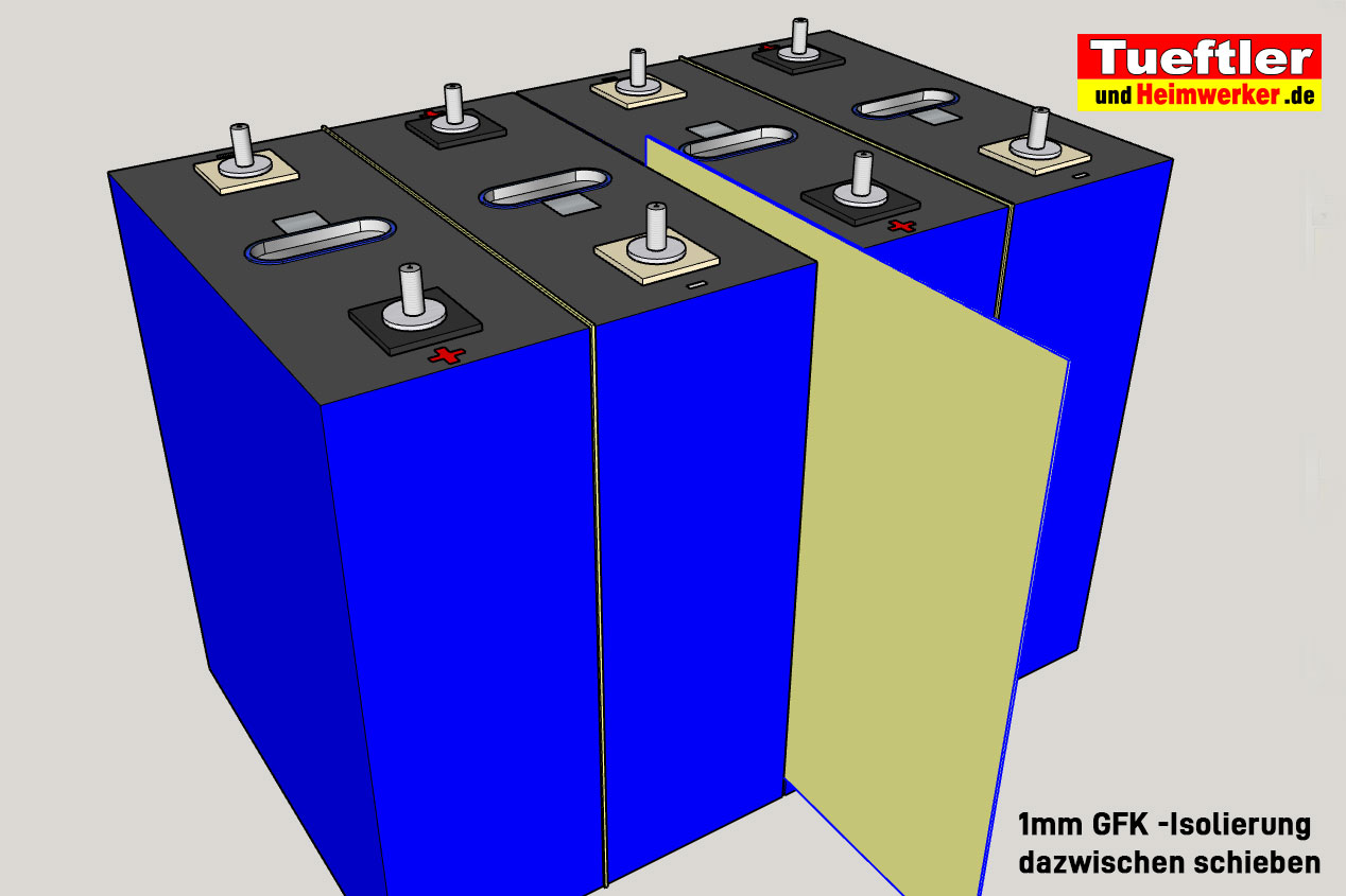 280A-LiFePo4-Akku-bauen-GFK-Isolierung-Sketchup - Tueftler-und