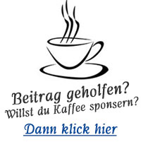 Tueftler-Kaffespende