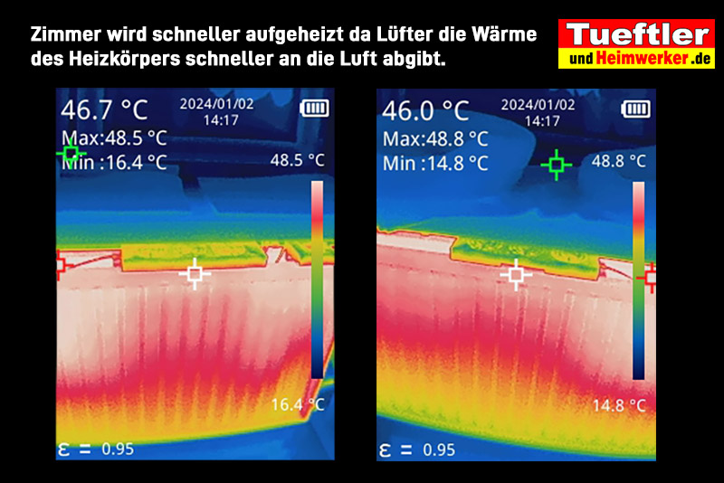 Heizung optimieren mit selbst gebautem Heizkörperlüfter - Jürgen's