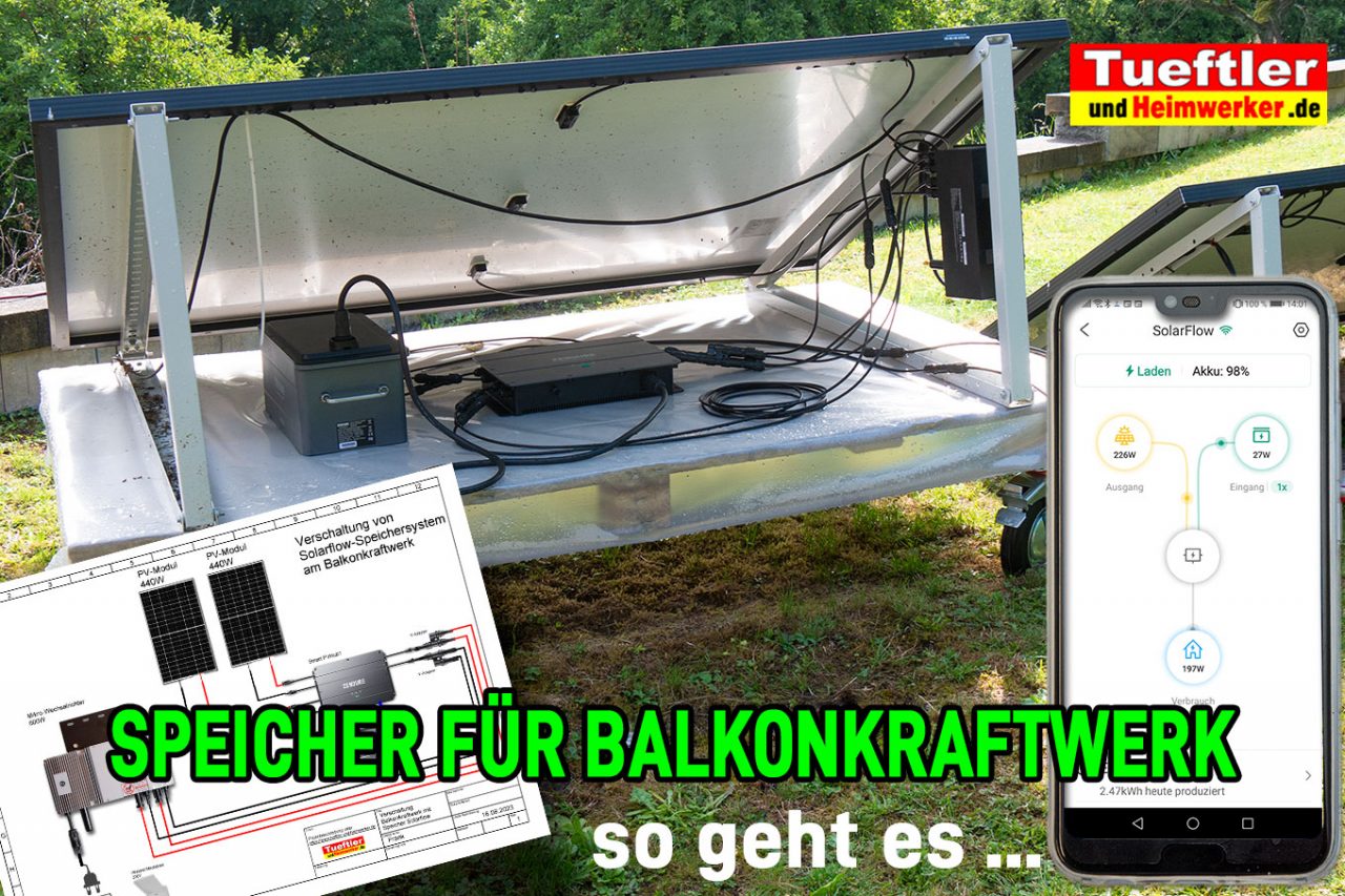 Speicher für Balkonkraftwerk - Zendure SolarFlow im Praxistest