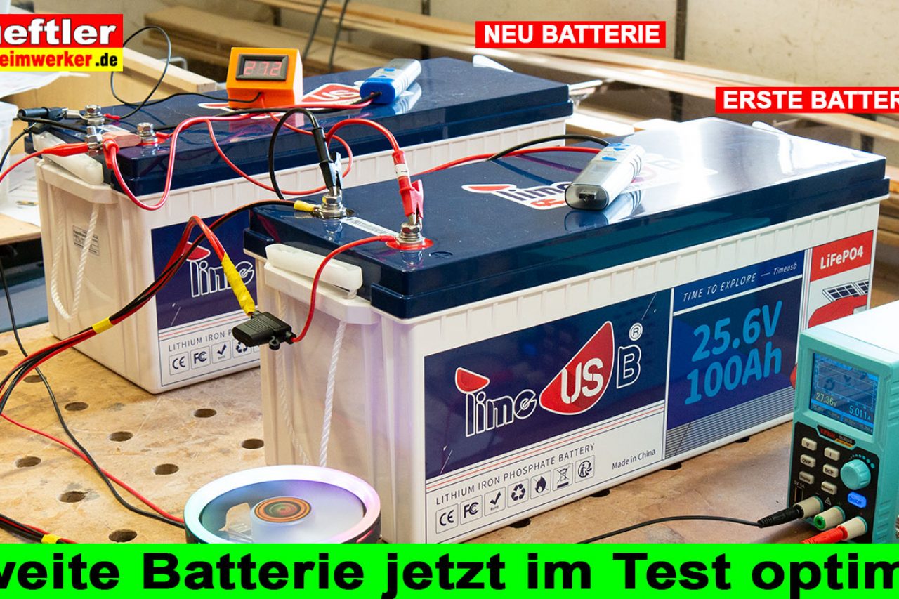 WATTSTUNDE 200AH LiFePo4 Batterie mit 12V